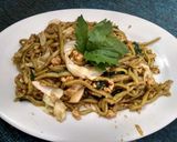 Foto langkah ke 4 dari resep Mie ijo daun bayam.