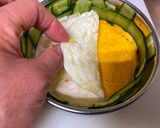 A picture of step 4 of Japanese Sushi Cake for Girl’s Festival.