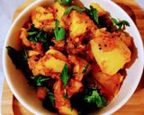 आलू की सूखी सब्जी (aloo ki sukh sabzi recipe in Hindi) रेसिपी चरण 4 फोटो