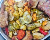 Foto del paso 4 de la receta: PECHITO DE CERDO (CON MANTA) 🤗😋😋🤗 (al horno)