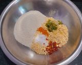 A picture of step 1 of Oats Potato Tikki.