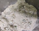 A picture of step 1 of Sabudana vada.