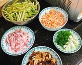 Hình bước làm 4 của món Bún tôm Hải Phòng