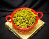 A picture of step 6 of Beans cooked with flavoured dal (Beans paruppu usli).