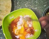 A picture of step 1 of Chicken 65 Fry.