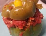 A picture of step 5 of Easy Stuffed bell peppers.