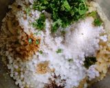 A picture of step 2 of Kodo Millet Dahivada.