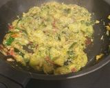 Foto del paso 2 de la receta Burritos de calabacín y jamón ibérico al pesto