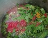 A picture of step 2 of Dal Palak.