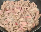 Фото кроку 3 до Мясо в сметане с грибами.