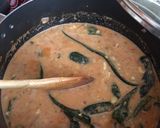 A picture of step 4 of Corn and Poblano Pepper Soup.