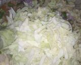 A picture of step 2 of Egg fried rice.