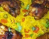 صورة لخطوة 1 من وصفة أرز 🍚في الفرن بأجنحة الدجاج 🐔
