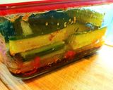 A picture of step 5 of Spicy cucumber appetizer.