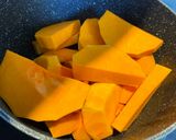 A picture of step 1 of Butternut squash/pumpkin baked Kibbeh - Lebanese meatless kibbeh (step by step photos).