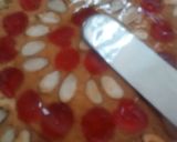 A picture of step 7 of Almonds cherry 🍒 tea cake.