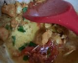 A picture of step 2 of Tikka spaghetti 🍝 😋.