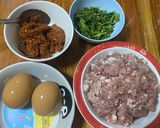 รูปขั้นตอนการทำที่ 1 ของ ทอดมันหัวปลีใส่หมูสับ