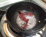 A picture of step 14 of Banana Spinach sambhar.