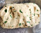 A picture of step 1 of Methi paratha.