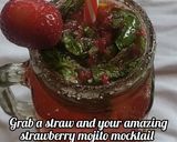 A picture of step 4 of Virgin Strawberry Mojito | Mocktail In A Mug | Easy Mug Beverage.
