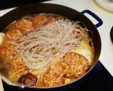 五寶(白菜、香菇、木耳、金針菇、粉絲)燴獅子頭的食譜步驟5照片