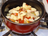 Bizcochuelitos de Avena y Maiz con corazon de manzana