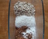 Foto del paso 1 de la receta: Budín rápido de avena y cacao (en microondas)