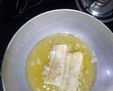 A picture of step 12 of Vegetable Spring Rolls (with homemade wrapper).