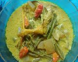Foto langkah ke 6 dari resep Sayur Kulit Sapi Buncis Bumbu Kuning.