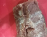 Foto del paso 1 de la receta: Guarnición de verduras salteadas con lomo de cerdo mechado