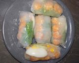 Foto langkah ke 2 dari resep Vietnam spring roll.