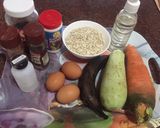 Foto del paso 1 de la receta: Torta fit de chocolate : sin harina sin leche (Se la hice a mi veci fitness en sus 50)