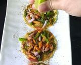 A picture of step 3 of Desi Masala Papad.