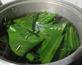 Foto langkah ke 6 dari resep Lupis Bunga Telang.