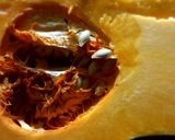 Sütőtökpüré vérnaranccsal és mézzel recept fázis 1 fotója