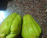 சௌசௌ கடலை பருப்பு கூட்டு (Chowchow Curry recipe in tamil) ரெசிபி ஸ்டேப் 2 புகைப்படம்