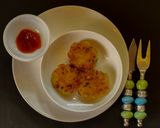 A picture of step 6 of Bhaat’r Chop.