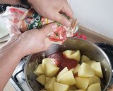 Foto del paso 3 de la receta: Estofado hambriento de pollo y carne