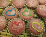 Tej- és tojásmentes pink muffin recept fázis 7 fotója