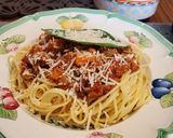 A picture of step 9 of The best Spaghetti Bolognese Recipe.