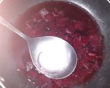 A picture of step 1 of Red velvet chocolate cake.