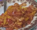 عکس مرحله 6 از دستور سیب زمینی با سوسیس😋🍟