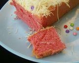 Foto langkah ke 5 dari resep Bolu Panggang Strawberry Putih Telur (NO BAU TELUR).