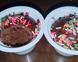Foto langkah ke 7 dari resep Brownis Cup Kukus (1 telur).