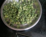 प्याज वाली भिंडी(pyaz wali bhindi recipe in hindi) रेसिपी चरण 1 फोटो