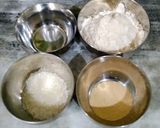 Foto langkah ke 2 dari resep Bolu Kukus Ubi Ungu.