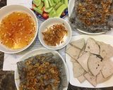 Hình bước làm 3 của món Bánh cuốn từ bánh tráng