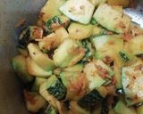 A picture of step 3 of Pumpkin Curry.