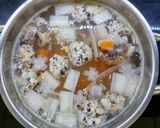 Hình bước làm 2 của món Bún mọc chay